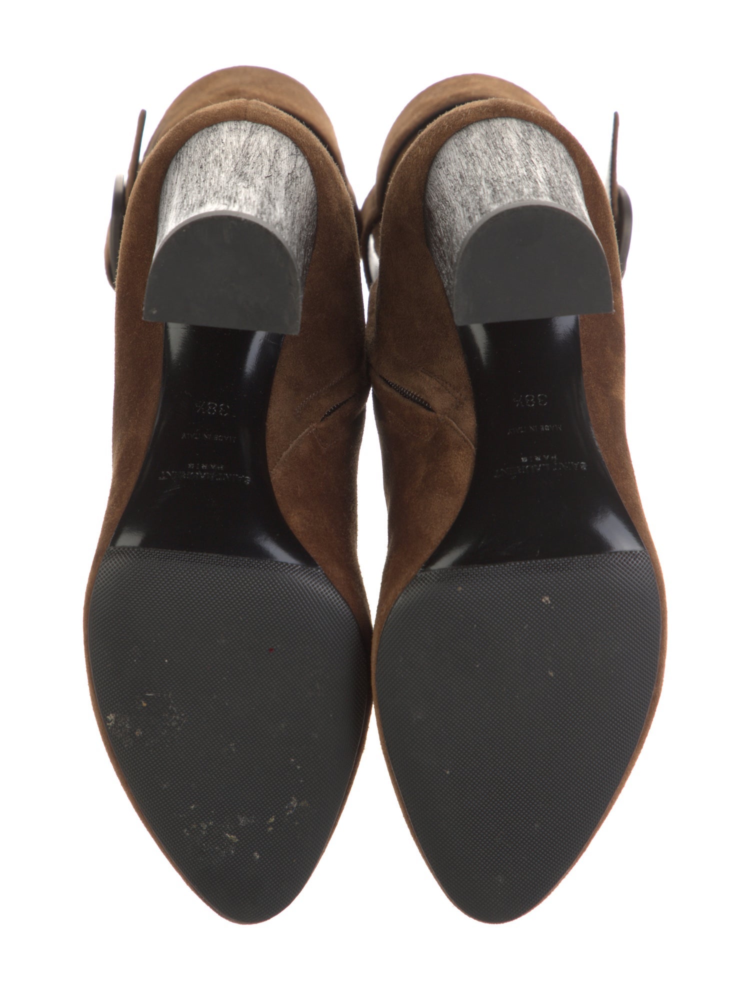 Saint Laurent Suede Sock Boots